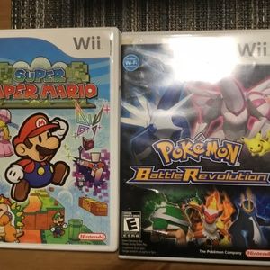 3 Wii games